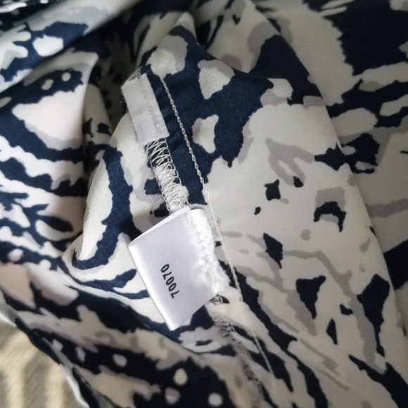 LOFT Lightweight Paisley Dress - Women's 10 - Picture 5 of 6